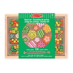 [0000772141789] Wooden Bead Set Flower Power Melissa and Doug