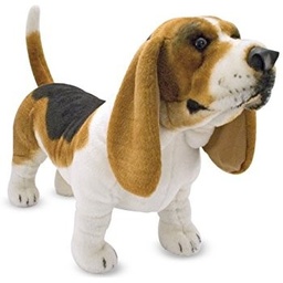 [0000772148665] Basset Hound Plush Melissa and Doug