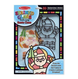 [0000772185844] Santa - Stained Glass made easy Melissa and Doug