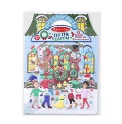 [0000772185868] Tis the Season reusable puffy stickers Melissa and Doug