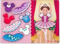 [0000772190220] Ballerina Dress-Up (Chunky Puzzle) Melissa and Doug (Jigsaw)