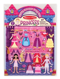 [0000772191005] Reusable Puffy Stickers Princesses Melissa and Doug
