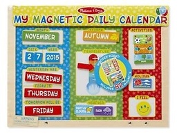 [0000772192538] My Magnetic Daily Calendar Melissa and Doug