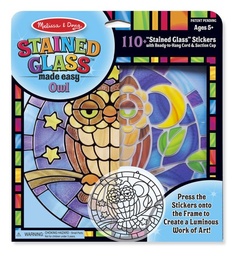 [0000772192965] Stained Glass - Owl Melissa and Doug