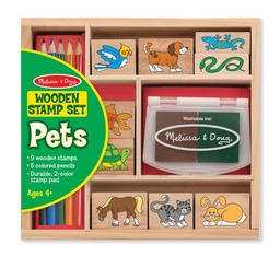 [0000772193634] * Pets Stamp Set Melissa and Doug