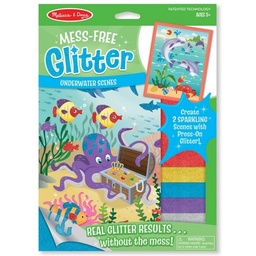 [0000772195102] Mess Free Glitter (Underwater Scenes) Melissa and Doug