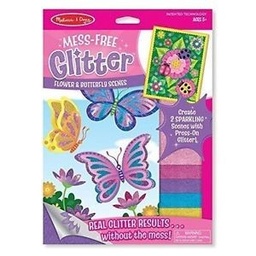 [0000772195119] Mess Free Glitter (Flower and Butterfly Scenes) Melissa and Doug