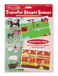 [0000772195317] Transfer Sticker Scenes - Around the Farm Melissa and Doug