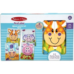 [0000772401326] First Play Farm Jigsaw Puzzle Set