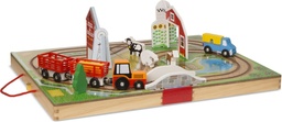 [0000772401425] Take Along Table Top Farm Melissa and Doug