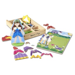 [0000772403214] Princess Magnetic Dress Up Play Set