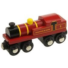 [001129] Wooden Train Bigjigs