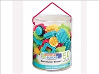 [0062243254268] Bristle Blocks Basic Builder Bucket (50 Pieces)