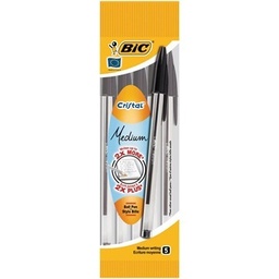 [0070330100756] Bic Biro 5 pack Black