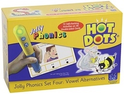 [0086002092588] Hot Dots Jolly Phonics Set Four Vowel Alternatives