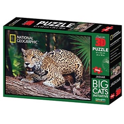 [0670889100254] Puzzle Jaguar Super 3D 500pcs (Jigsaw)