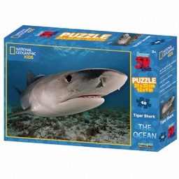 [0670889105198] Puzzle Tiger Shark 3D 100 pieces (Jigsaw)