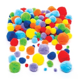 [0689196154430] 36 Pom Pom Parrot Colours