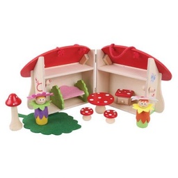 [0691621006818] Mini Mushroom House Playset