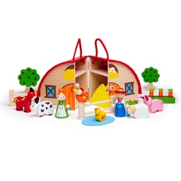 [0691621006849] Mini Farm Playset Bigjigs