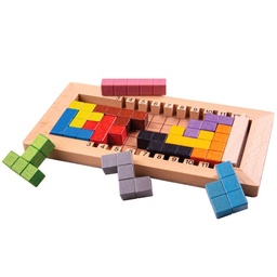 [0691621029459] Lock a Block Wooden Puzzle (Jigsaw)