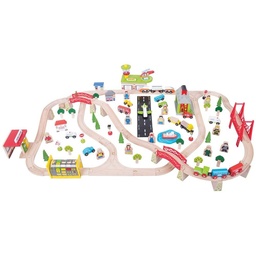 [0691621090183] Transportation Train Set