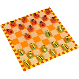 [0691621172421] Ladybird and Bee Draughts Bigjigs