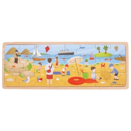 [0691621192672] Puzzle At The Sea 24 pce Bigjigs (Jigsaw)