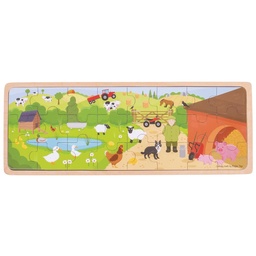 [0691621192689] On The Farm Puzzle Bigjigs (Jigsaw)