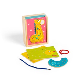 [0691621195055] Lacing Animals Box Bigjigs