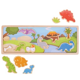 [0691621199077] Magnetic Board - Dinosaur Bigjigs