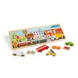 [0691621199107] Magnetic Board - City Bigjigs