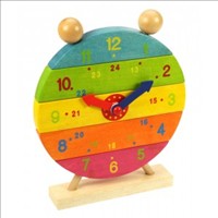 [0691621236598] Stacking Clock Bigjigs