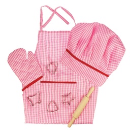 [0691621246092] Chef Set Pink Bigjigs