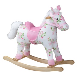 [0691621282847] Rocking Horse (Floral) Bigjigs