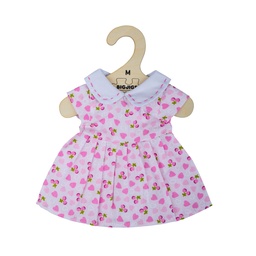 [0691621355411] Pink Dress With Pink Hearts-Medium Bigjigs