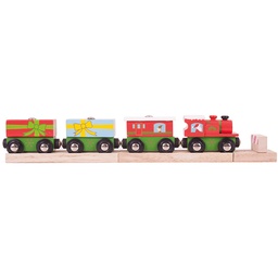 [0691621544679] Train Wooden Christmas