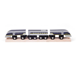 [0691621614761] Eurostar Wooden Train