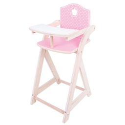 [0691621619018] Dolls High Chair Bigjigs