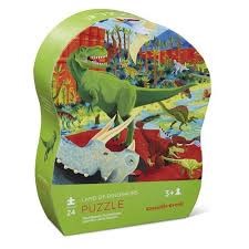 [0732396411893] Puzzle Land of the Dinosaurs 24 pieces (Jigsaw)