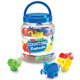 [0765023867039] Snap n Learn Counting Elephants Learning Resources