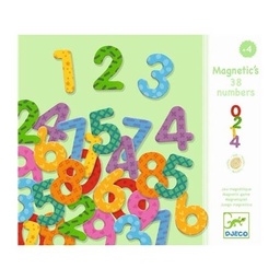 [3070900031036] Magnetics 38 Wooden Numbers DJECO