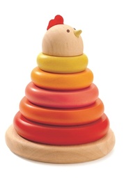 [3070900063037] Stacking Game Mother Hen Cachempil Djeco