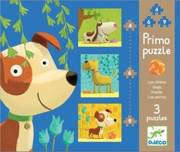 [3070900071377] Puzzle Dogs 3 in 1 Primo (Jigsaw)