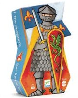 [3070900072237] Knight At The Dragon's (Silhouette 36 Piece Puzzle) (Jigsaw)