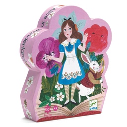 [3070900072602] Puzzle Silhouette Alice in Wonderland Djeco (Jigsaw)