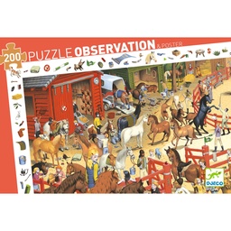 [3070900074545] Horse Riding 200pcs Observation Puzzle