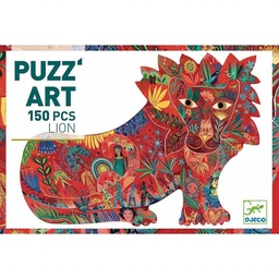 [3070900076549] Puzzle Art Lion Fier 150pc Djeco (Jigsaw)