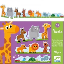 [3070900081673] Puzzle Duo Small and Big Djeco (Jigsaw)