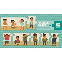 [3070900081789] Puzzle Trio I'm Dressing Up Djeco (Jigsaw)